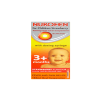 NUROFEN FOR CHILDREN 100MG/5ML STRW SYR
